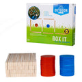 Spielkiste aus Holz für draußen