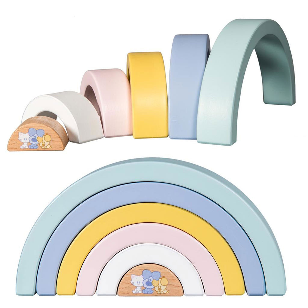 Rubo Toys Woezel und Pip Baby-Regenbogen