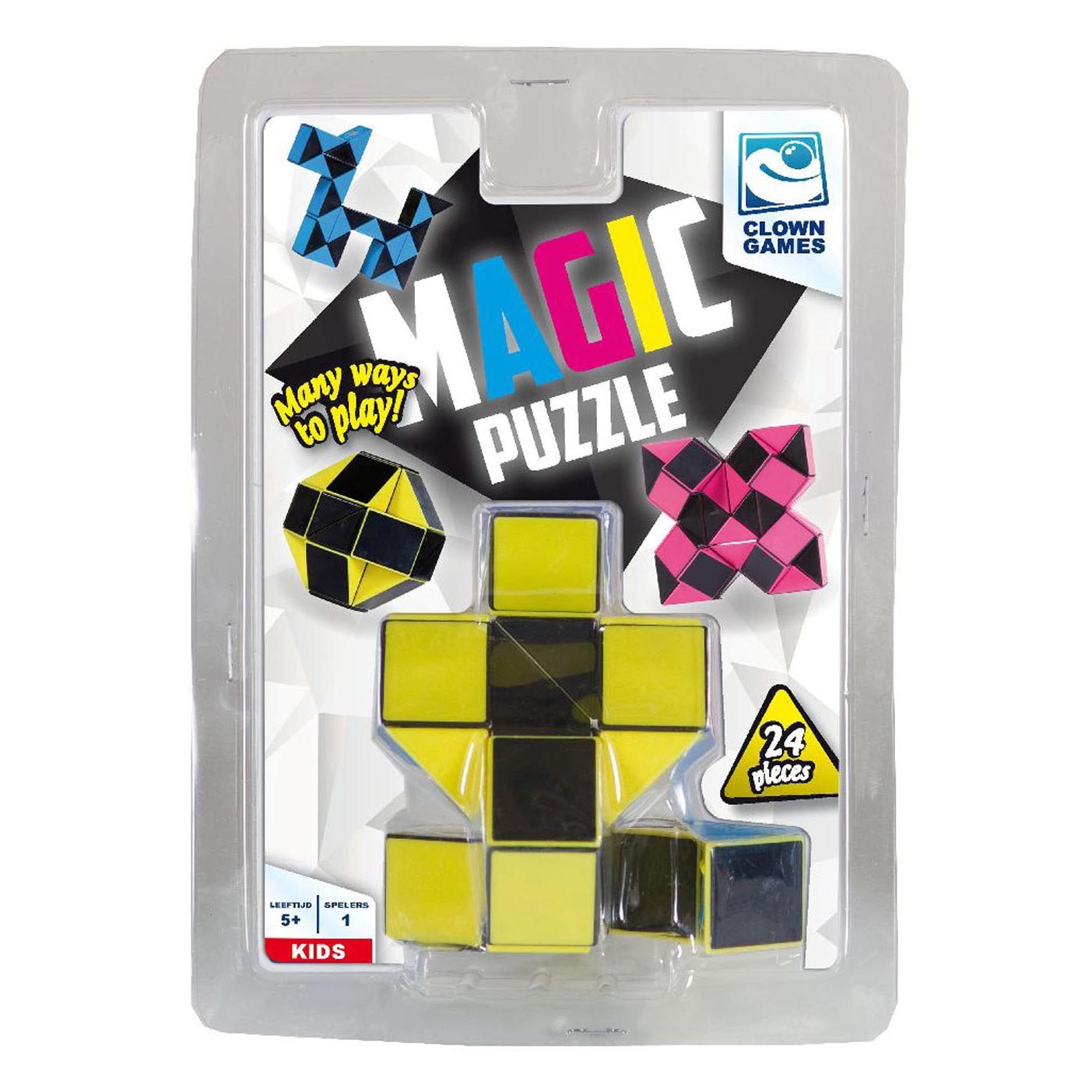 Van der meulen clown magic puzzel 3d, 24dlg.