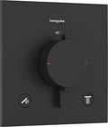 Hansgrohe ecostat comfort e - inbouwthermostaat - 2 functies - douche - mat zwart
