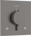 Hansgrohe ecostat comfort e - inbouwthermostaat - ecostat thermostaat - zekerheidscombinatie en1717 - 2 functies - brushed black chrome