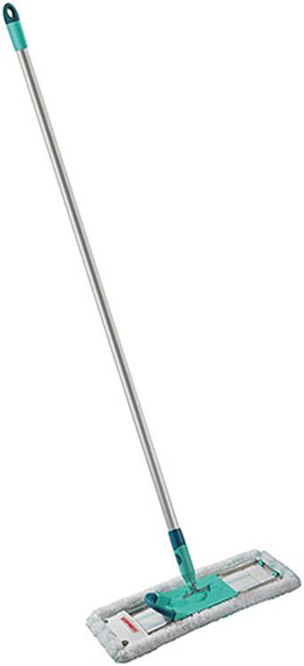 Leifheit profi vloerwisser xl micro duo - aluminiumsteel 140 cm - 42 cm wisbreedte - 360° draaibare scharnier - click system