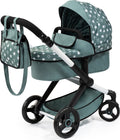 Bayer design - combi poppenwagen xeo, tas, groen, sterren
