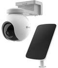 Ezviz hb8 pro 4k kit draadloze beveiligingscamera wifi met 5w zonnepaneel - ai personen voertuigdetectie - 360° ptz - nachtzicht in kleur - buiten camera- geen maandkosten
