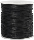 Creativ company katoenkoord 1 mm zwart 100 m