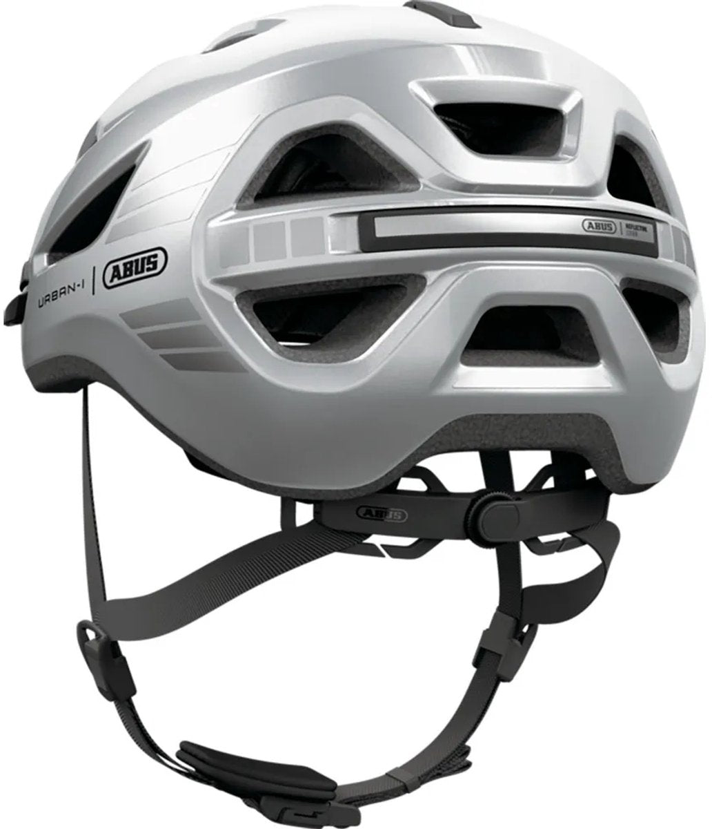 Abus Helm Urban-I 4.0 LR Signal Silber L 57-61 cm