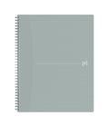 Oxford origins - duurzaam notitieboek - a4+ - geruit 5mm - 70 vel - grijs