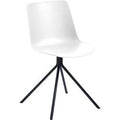 Bezoekersstoel paperflow plastic wit
