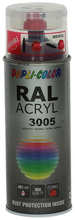 Motip 1000552 - 350597 ral 3005 wijnrood 400ml | 2 stuks