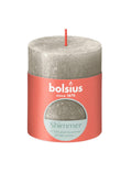 Bolsius rustiek kaars 80 68 champagne