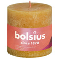 Bolsius rustiek stompkaars 100 100 oker