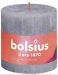 Bolsius rustiek stompkaars 100 100 paars