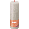 Bolsius rustiek stompkaars 190 68 grijs