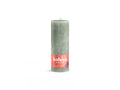 Bolsius shine collection rustiek stompkaars 190 68 jade green-jadegroen