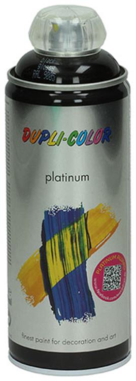 Motip 1002542 - 721106 platinum ral 9005 diep zwart 400 ml | 2 stuks