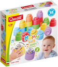 Quercetti Momy Soft Bouwblokken mit Gel, 18 Tage.