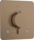 Hansgrohe ecostat comfort q - inbouwthermostaat - 2 functies - douche thermostaat - zekerheidscombinatie en1717 - brushed bronze