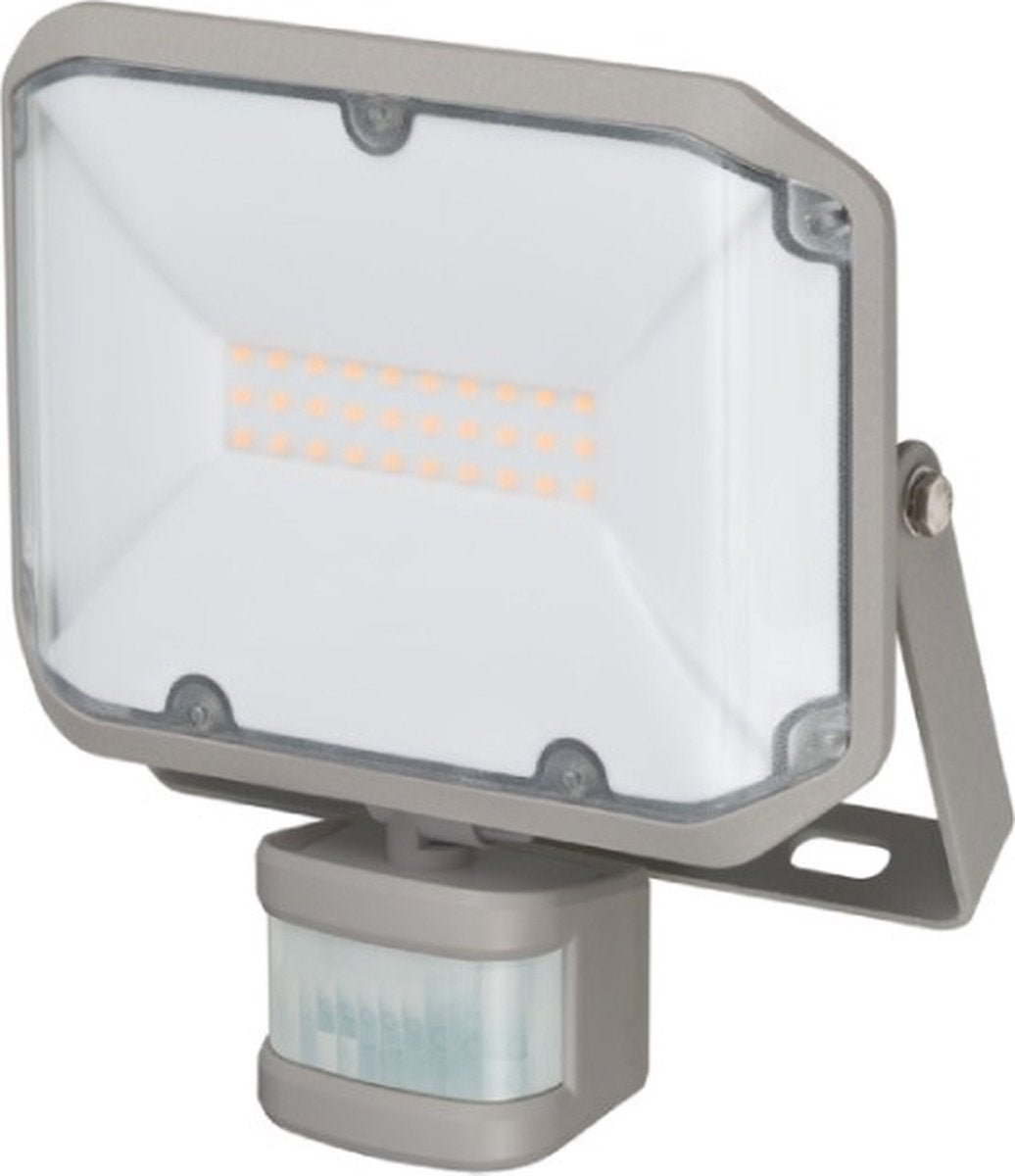 Brennenstuhl led buitenlamp al 2050 met bewegingsmelder (20w, 2080lm, 3000k, ip44, led buitenlamp met sensor voor wandmontage)