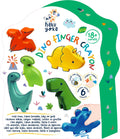 Haku yoka waskrijtjes dino - 6 stuks - bevat 10% bijenwas - vingerpopjes - 18 maanden