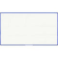 Magnetisch whiteboard bi-office blauw frame, wit, blauw