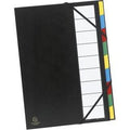 Sorteermap exacompta 55330e kleurenassortiment a4