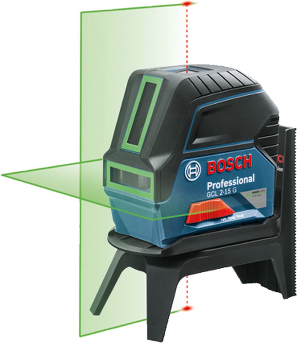Bosch blauw gcl 2-15 g professional lijnlaser met groene laser - 0601066j00