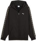 Puma ess elevated tape relaxed full-zip hoodie fl