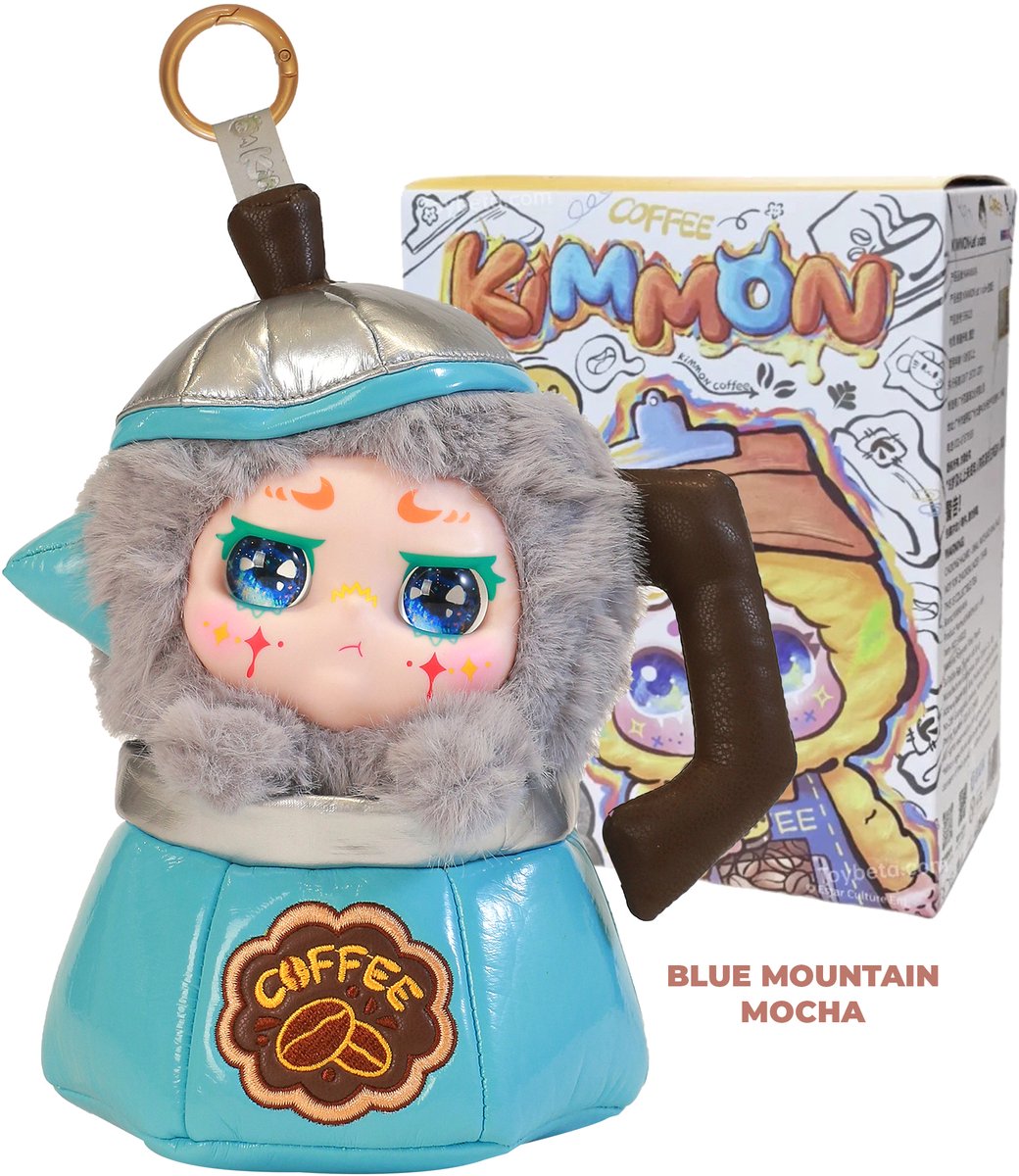 Kimmon pop-culture pluche 'let's cafe' serie - blind box collectie - verzamelfiguren