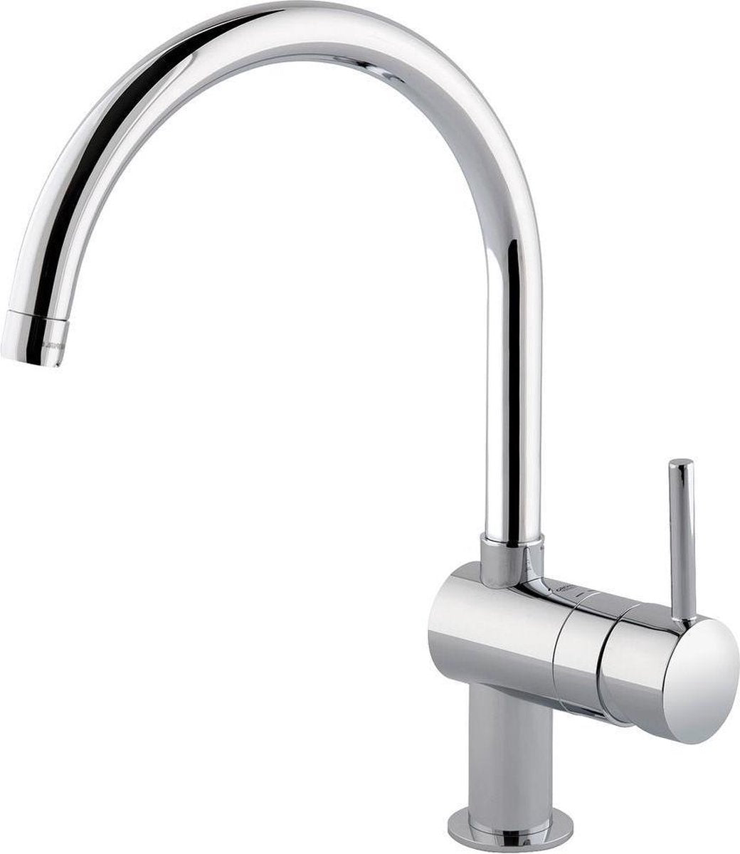 Grohe minta keukenkraan - draaibare hoge c-uitloop - 1 straalstand - chroom