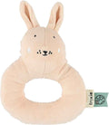 Trixie rammelaar – mrs. rabbit– zacht baby speelgoed met knispergeluid – sensorisch speelgoed – vanaf 3 maanden
