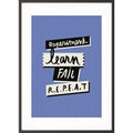 Motiverende lijst paperflow aluminium zwart