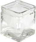 Creativ company glazen vierkant windlicht 7,5x7,5 cm, 12 stuks