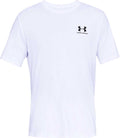Under armour ua m sportstyle lc ss-wht heren sportshirt - wit - zwart
