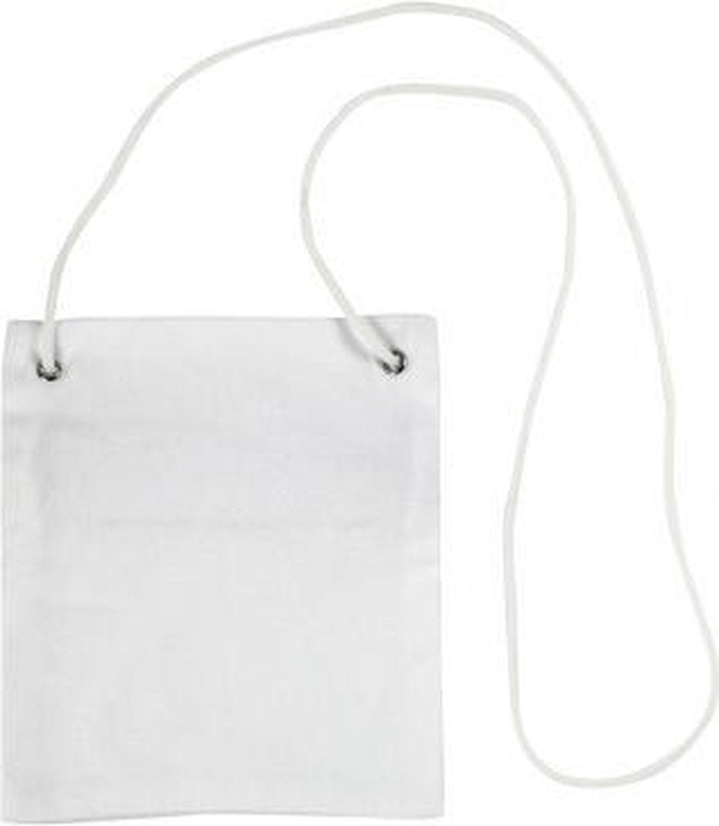 Creativ company http: www.cchobby.nl hangportemonnee-afm-13x15-cm-210-gr-wit-1-stuk