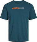 Jack jones jack jones plus jjecorp logo tee play ss o-n noos pls heren t-shirt - deep teal play 5