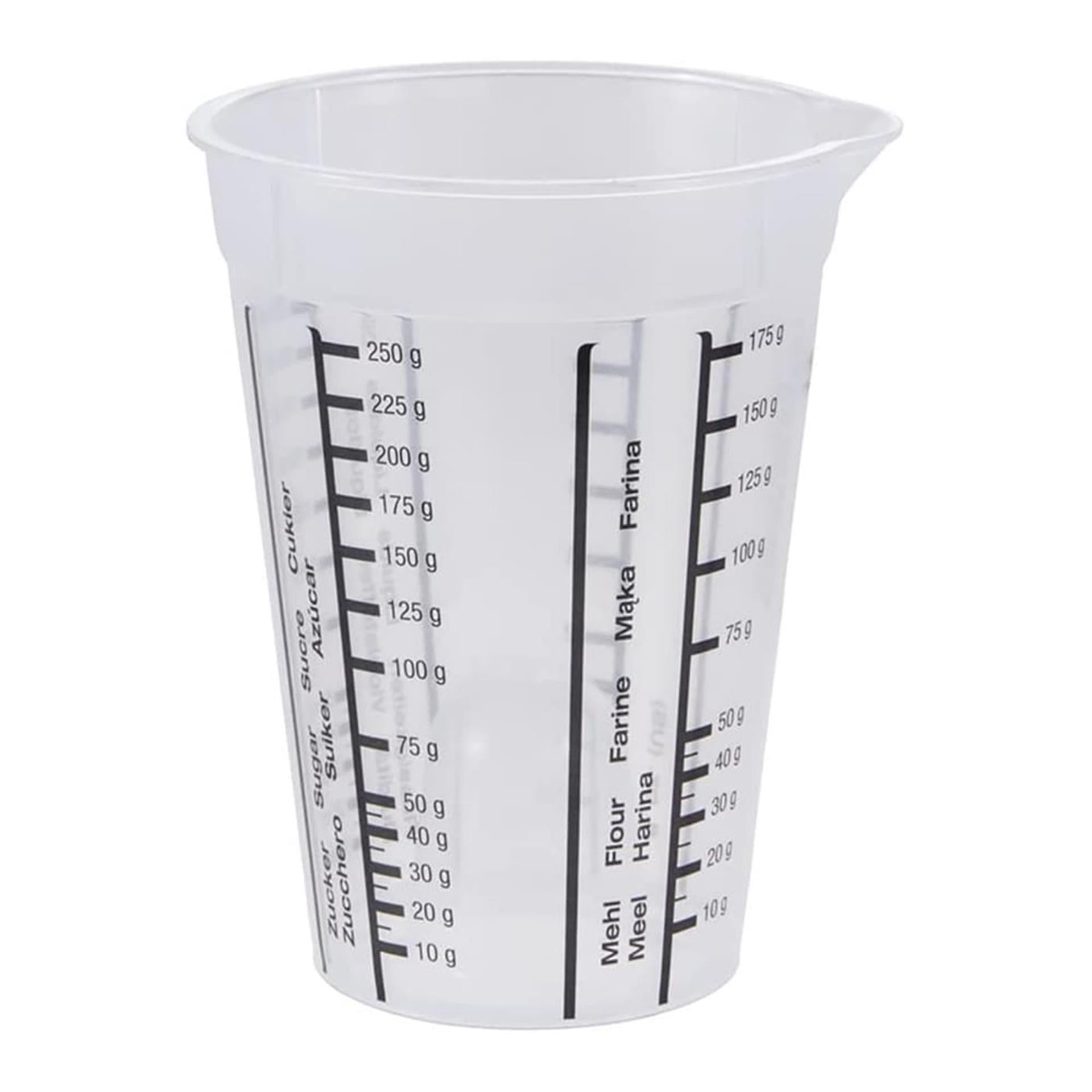 Keeeper maatbeker 250ml transparant