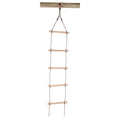 Swingking touwladder met houten treden, 190cm