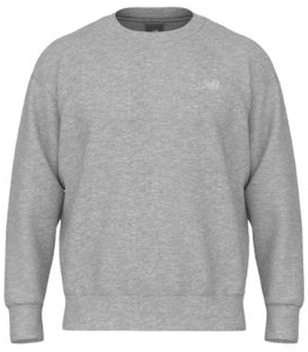 New balance sport essentials fleece crew heren trui - atletic grey l