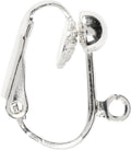 Creativ company cc clip-on oorbellen 16,5 mm zilver 6 stuks