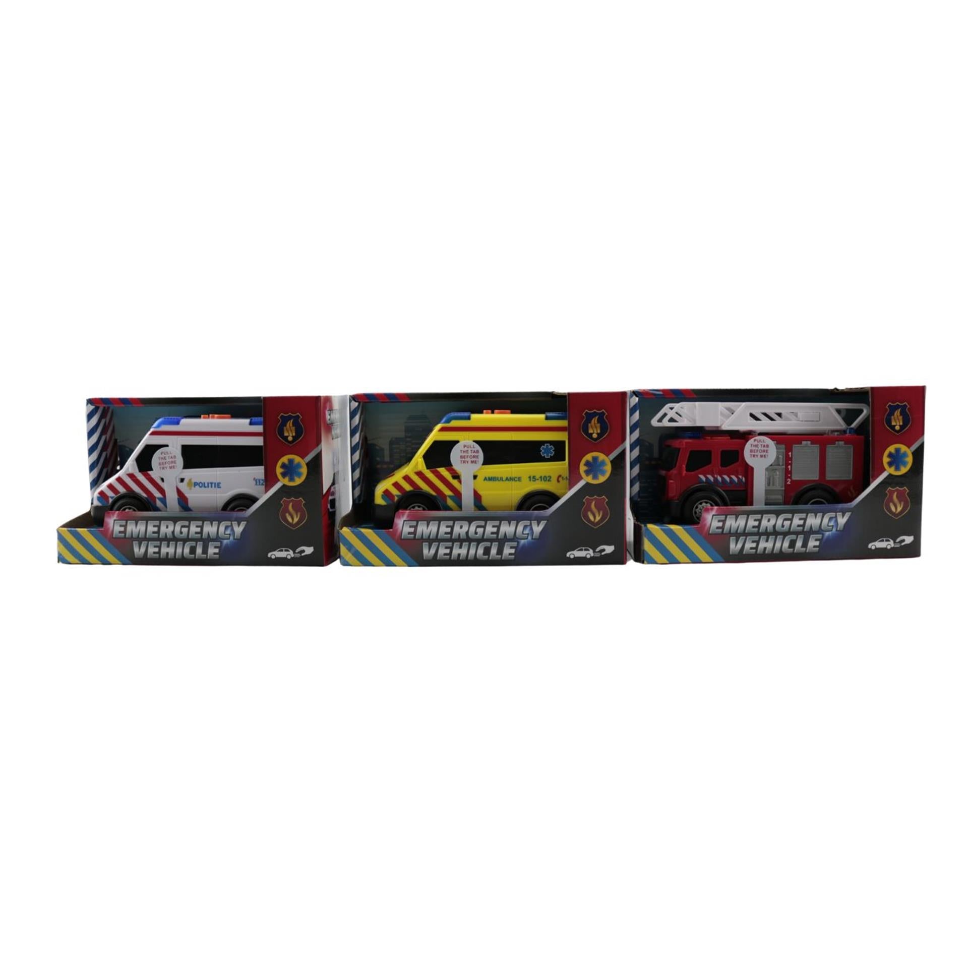 Johntoy hulpvoertuig met l g 13x6xh7,5cm