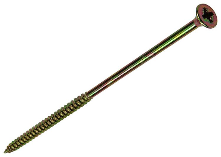 Mack 1006977 - spaanplaatschroef vz kop geelverzinkt 4st 6 x 150mm | 10 stuks