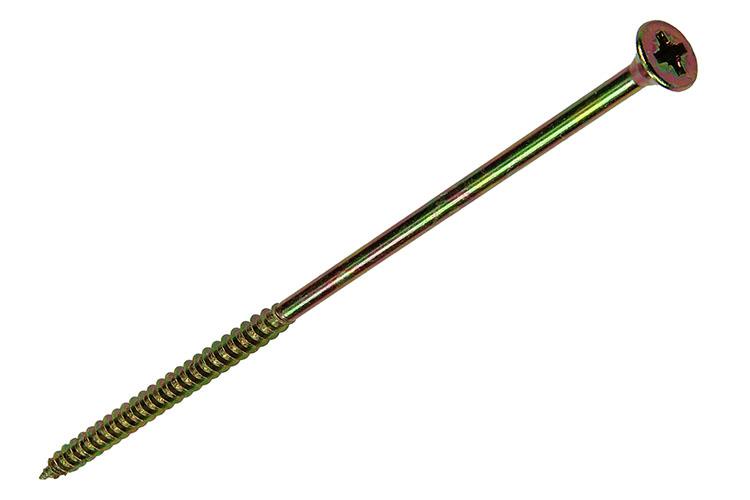 Mack 1006988 - spaanplaatschroef vz kop geelverzinkt 50st 6 x 150mm | 4 stuks