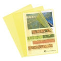 L-mappen hetzel 56116e geel pvc a4