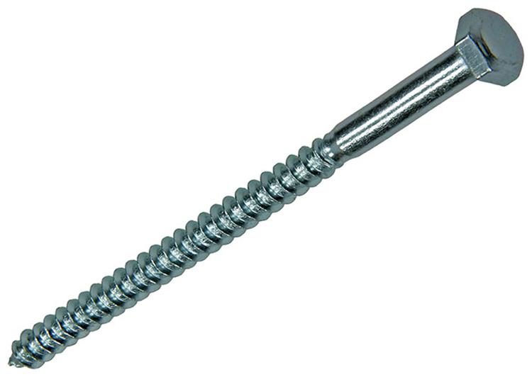 Mack 1007035 - houtdraadbout staal verzinkt 50 st 6 x 100 mm | 2 stuks