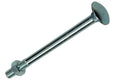 Mack 1007063 - houtbout + moer verzinkt 50 st8 x 100 mm | 2 stuks