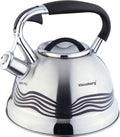 Klausberg kb-7048 fluitketel - 2,7l - rvs - alle warmtebronnen