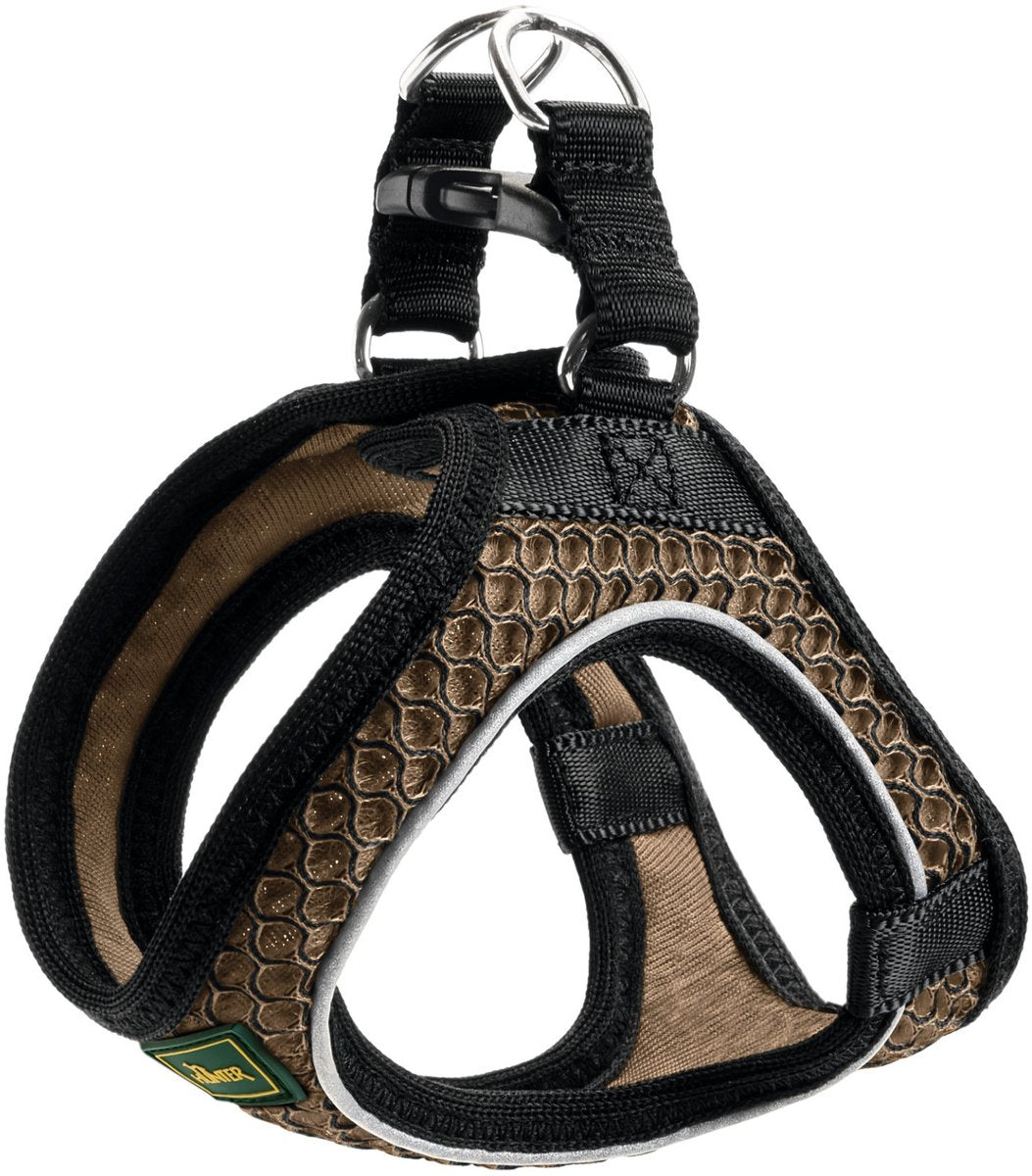 Hunter harnas hilo comfort bruin - hondenharnas - xxs xs 30-35 33-36 cm
