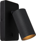 Lucide clubs - bedlamp wandlamp - 1xgu10 (mr16) - zwart