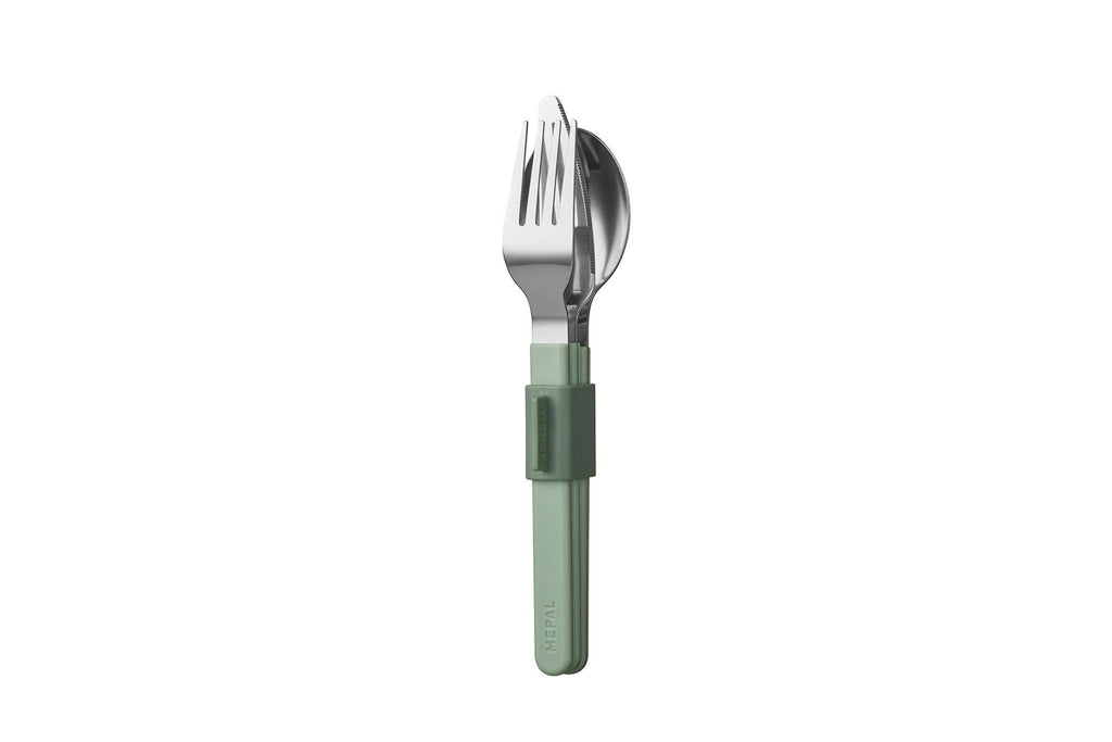 Mepal bestekset silueta 3-delig - nordic sage