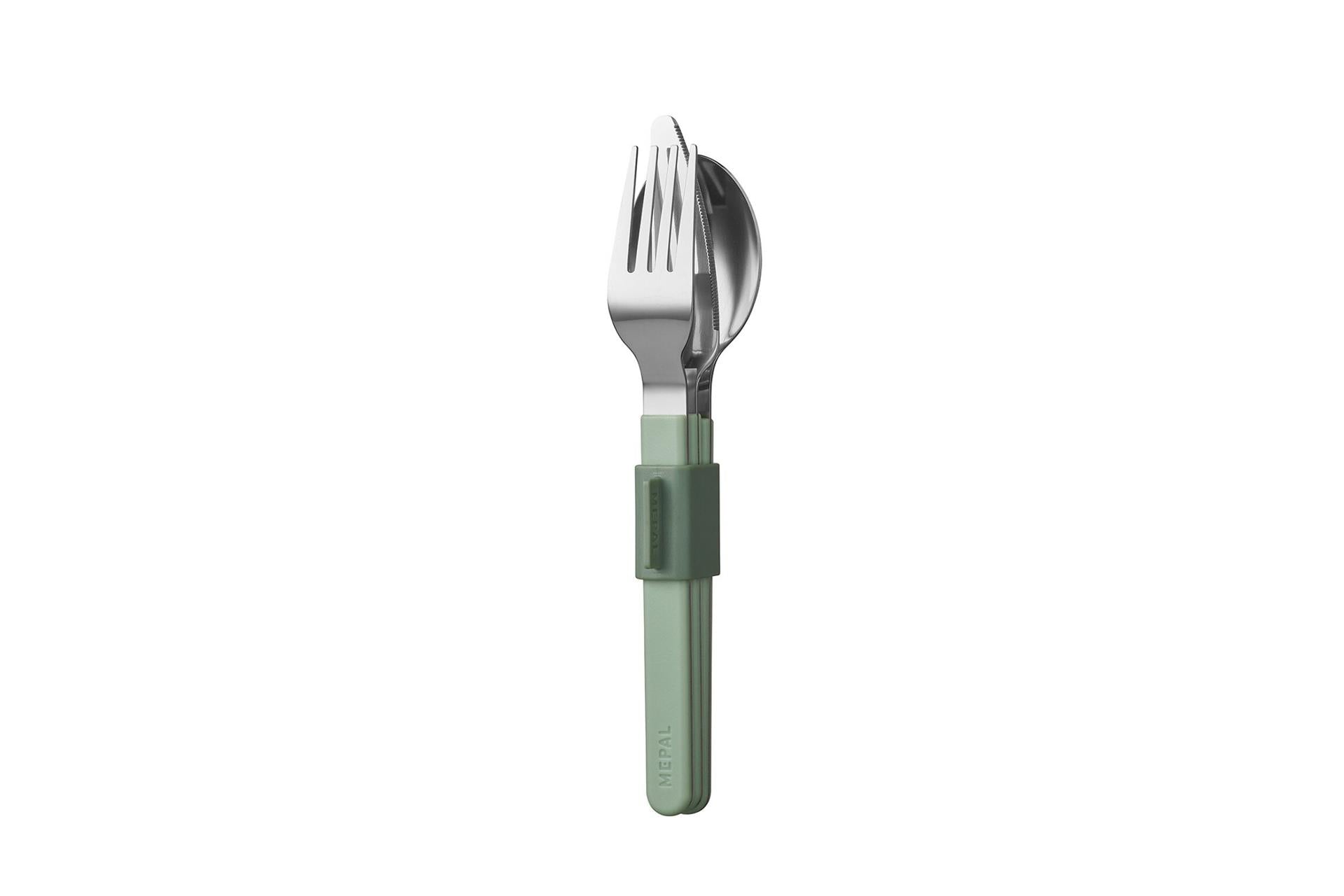 Mepal bestekset silueta 3-delig - nordic sage